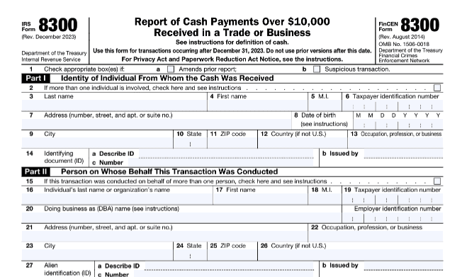 Phase 33-Legal & Compliance-Form 8300